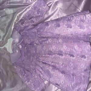 Blueberi Boulevard Lavender Baby Dress